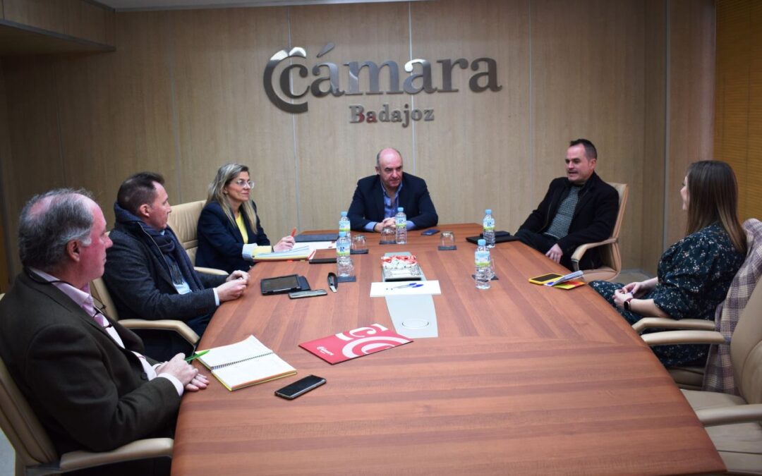 Reunión Institucional con la Cámara de Comercio Badajoz